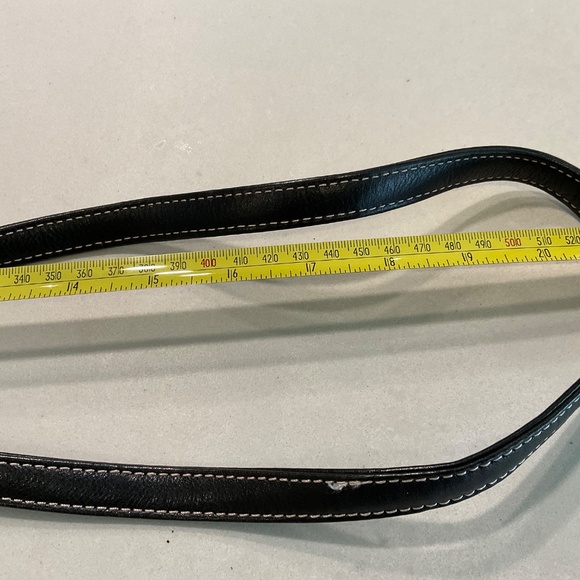 Small Leather Purse with shoulder strap - Picture 4 of 5